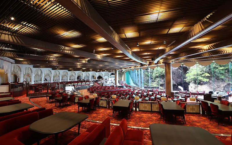 バイキング形式で子どもも楽しめる食事