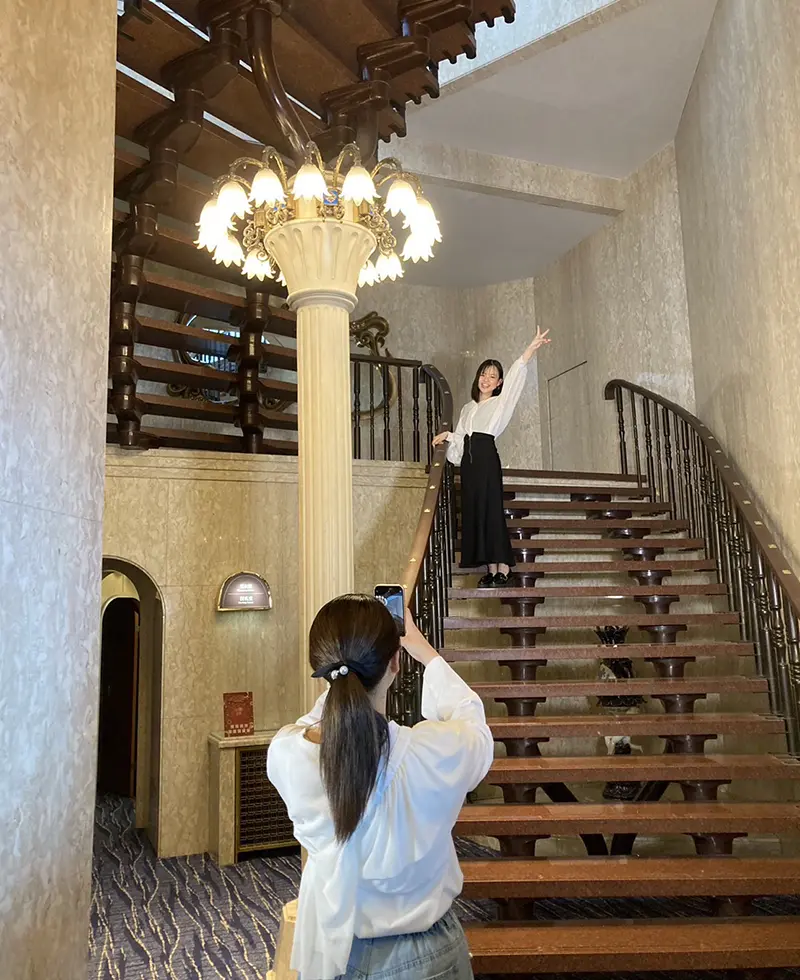 館内や周辺で写真撮影