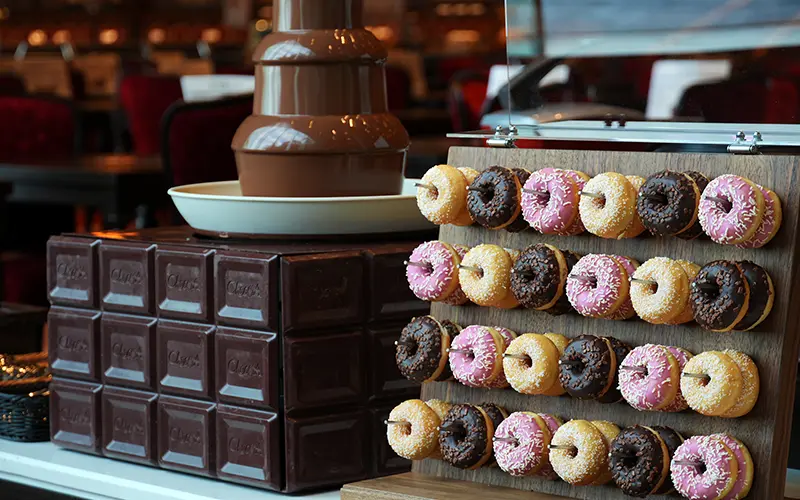 朝食ビュッフェ