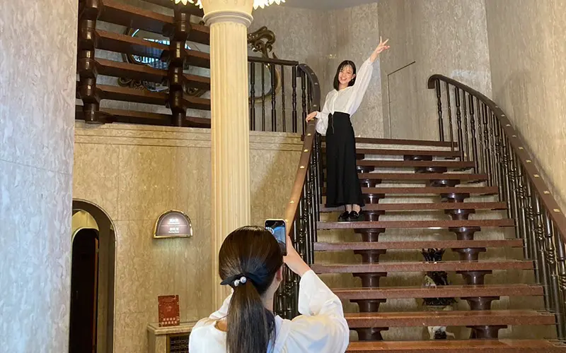 タイムスリップしたようなフォトスポットがたくさん