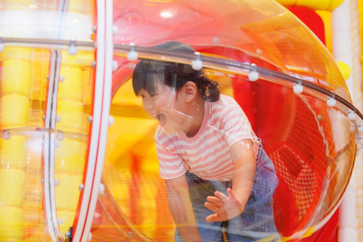 立体遊具エリア