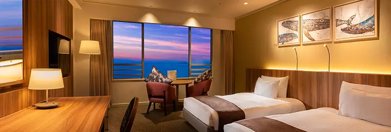 宿で過ごす時間を楽しめる部屋