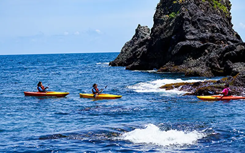 SUPで海の上を散歩